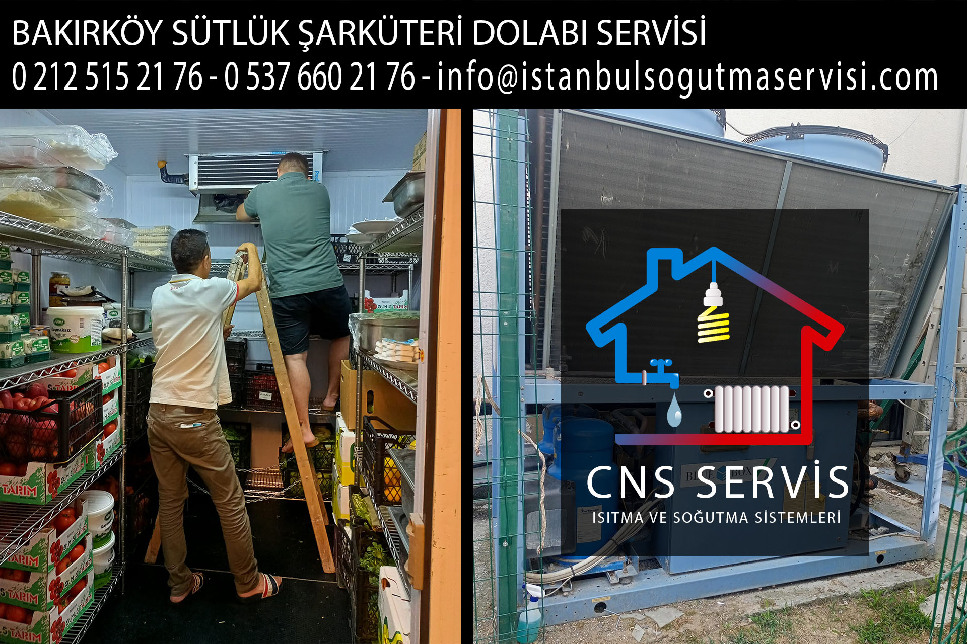 bakırköy sütlük şarküteri dolabı servisi