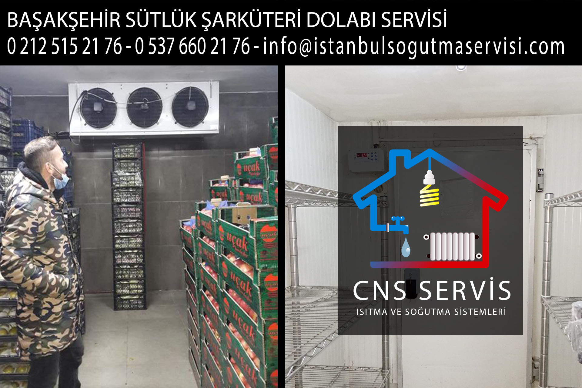 başakşehir sütlük şarküteri dolabı servisi