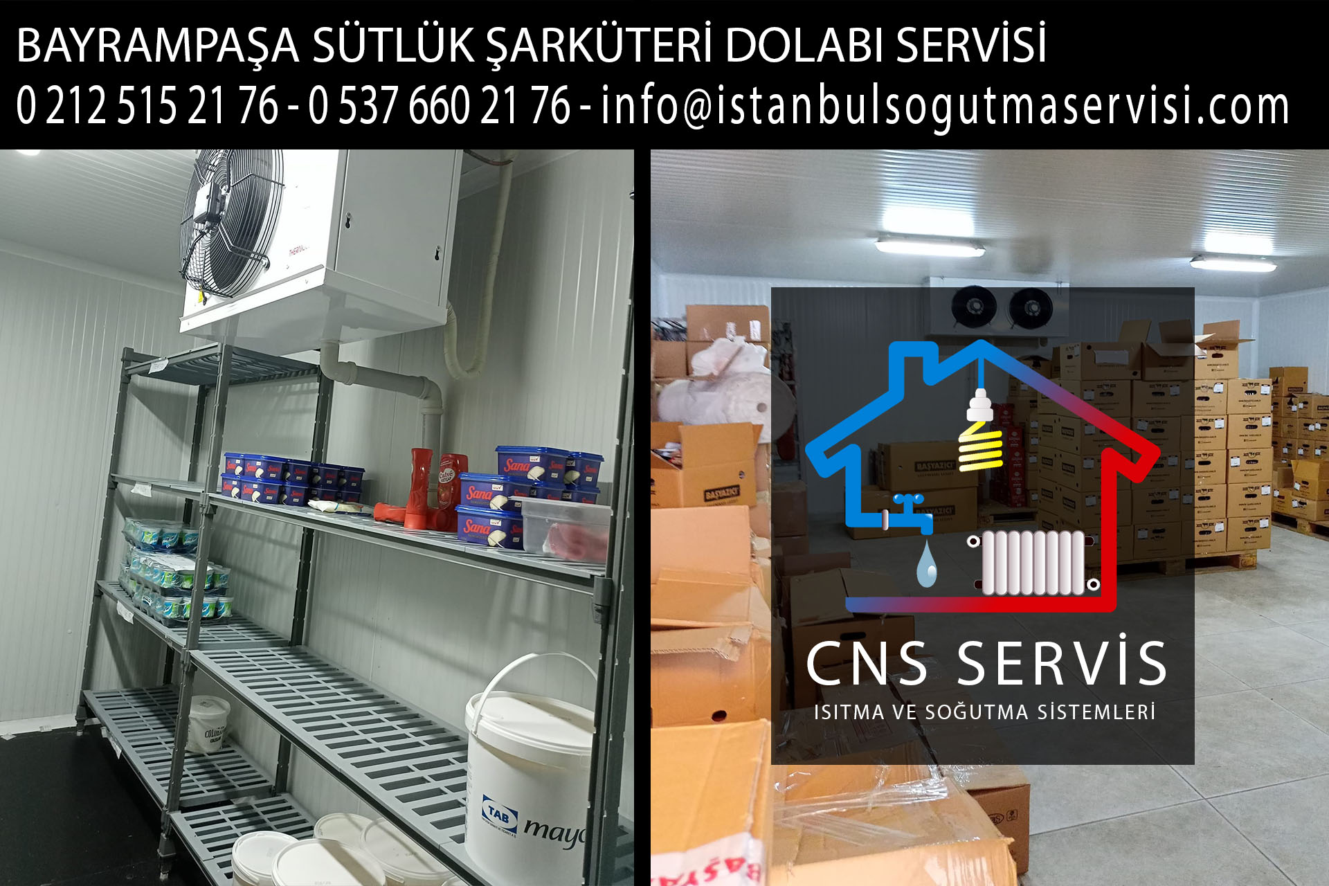 bayrampaşa sütlük şarküteri dolabı servisi