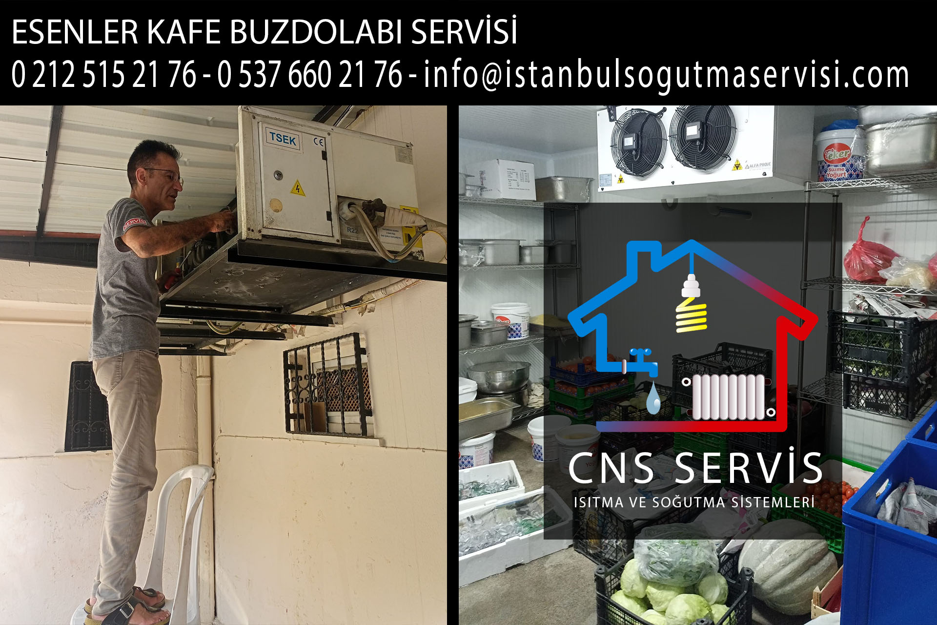 esenler kafe buzdolabı servisi