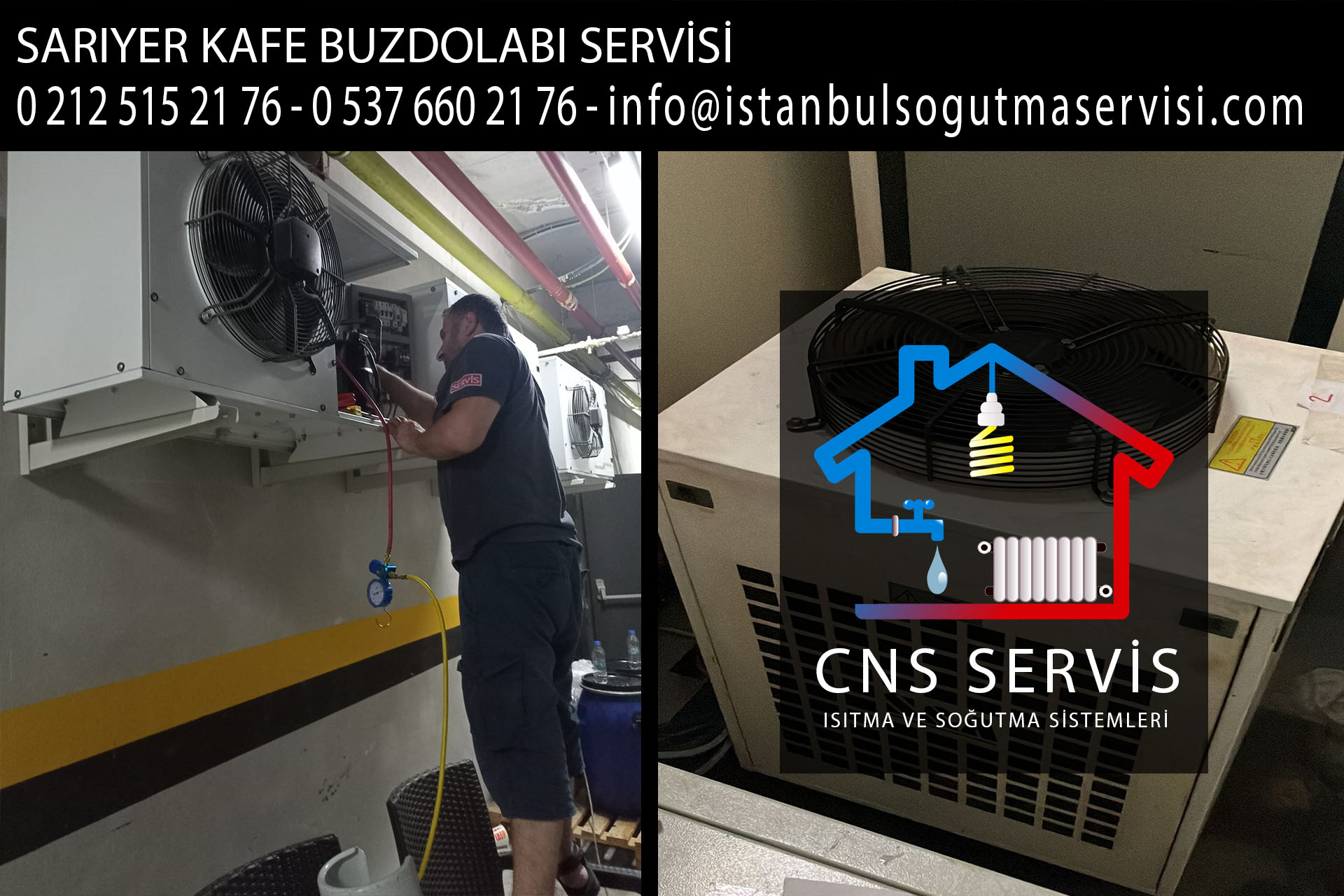 sarıyer kafe buzdolabı servisi