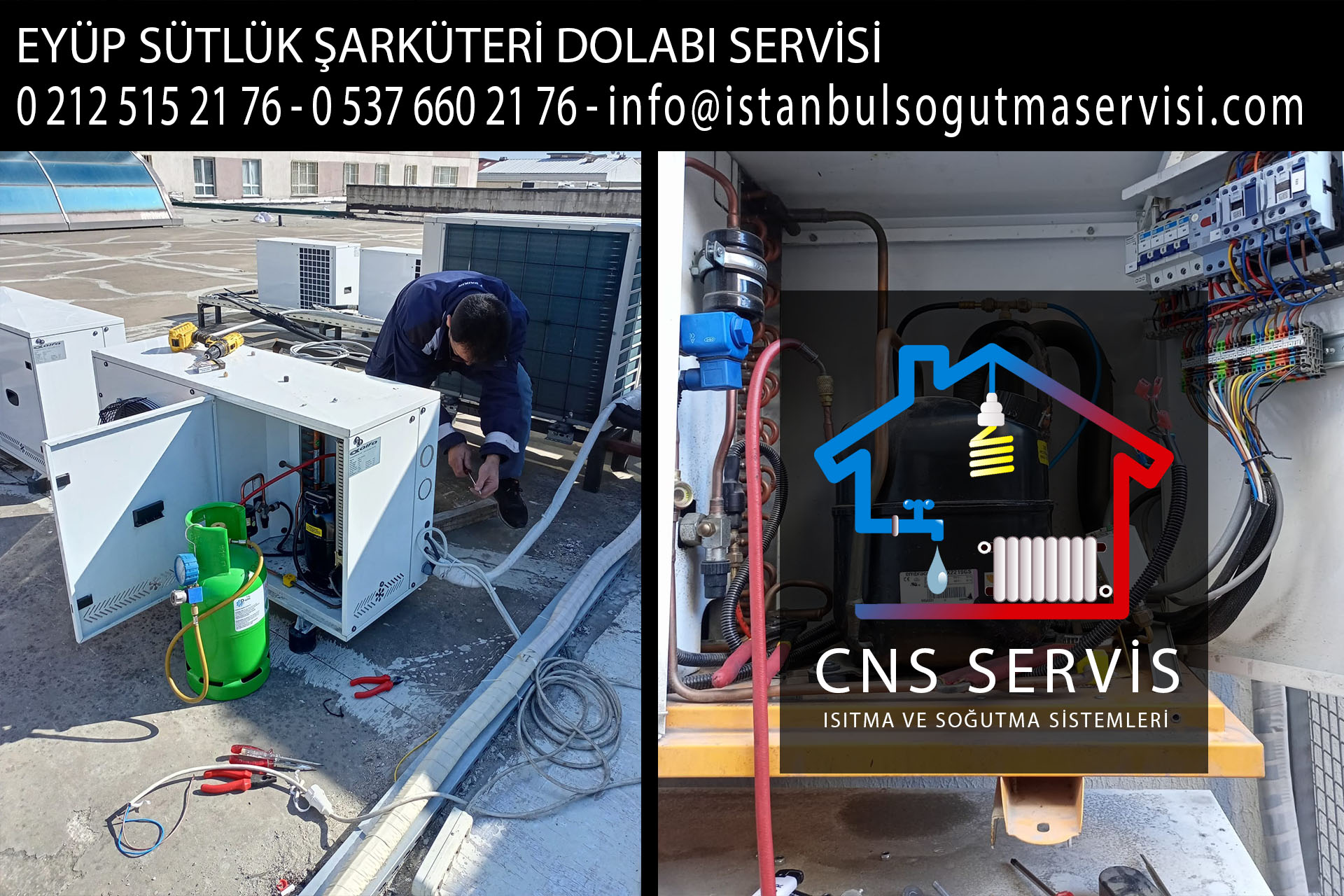 eyüp sütlük şarküteri dolabı servisi