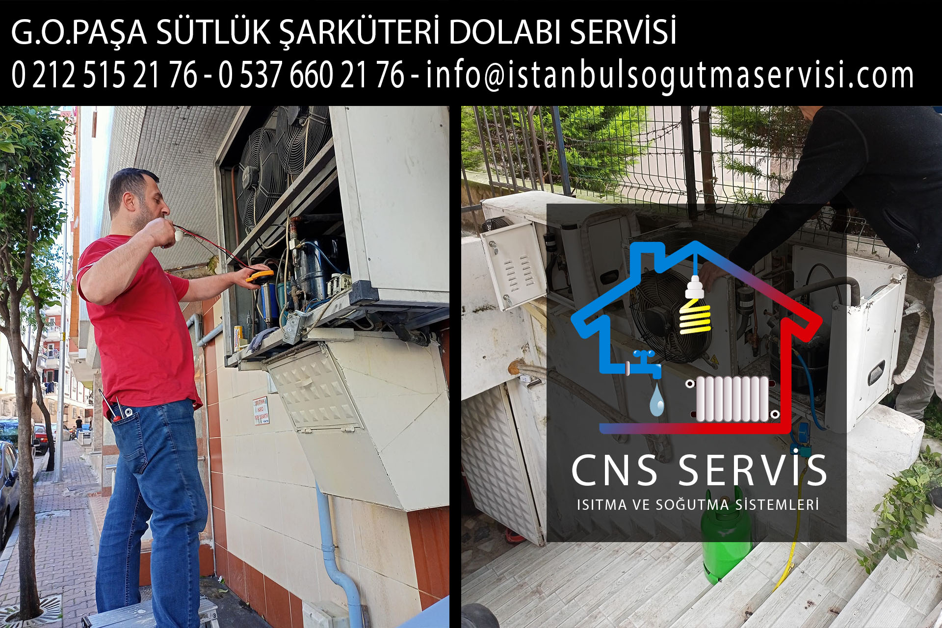 gaziosmanpaşa sütlük şarküteri dolabı servisi