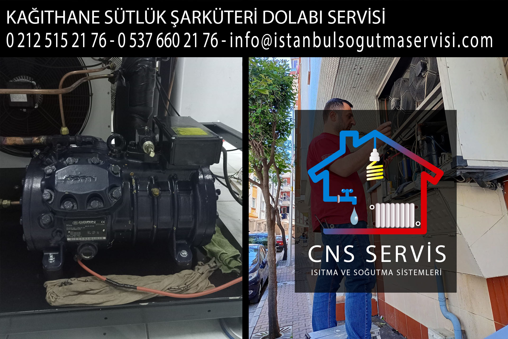 kağıthane sütlük şarküteri dolabı servisi