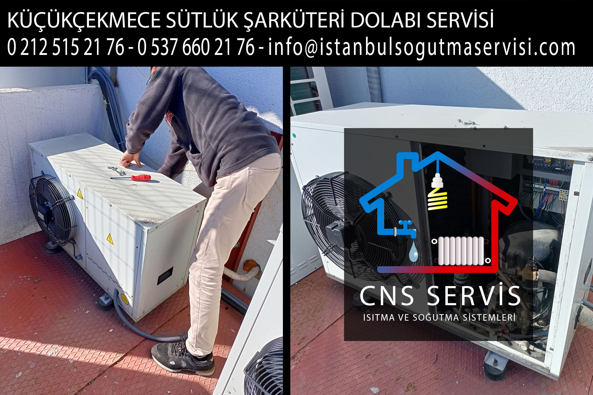 küçükçekmece sütlük şarküteri dolabı servisi