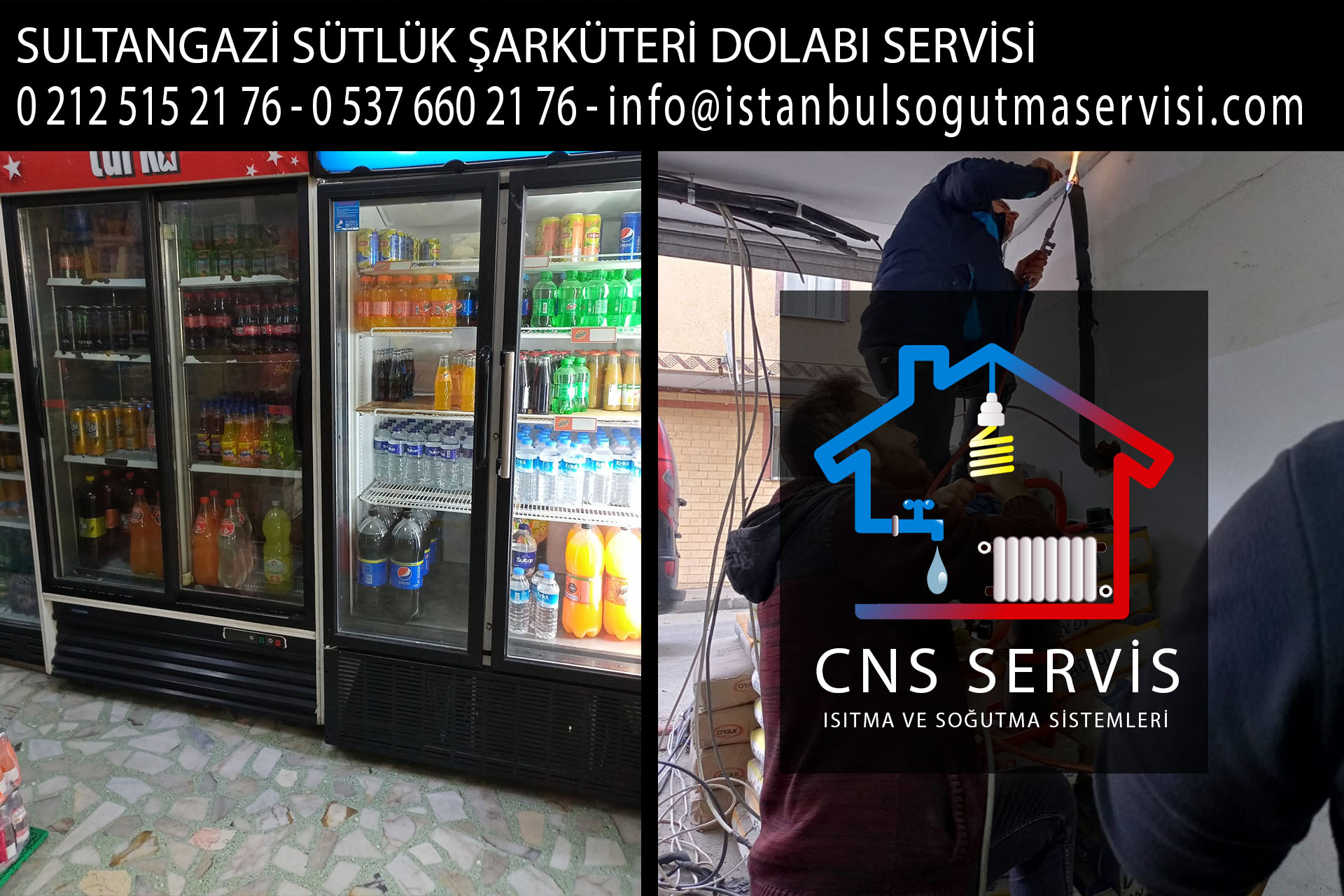 sultangazi sütlük şarküteri dolabı servisi