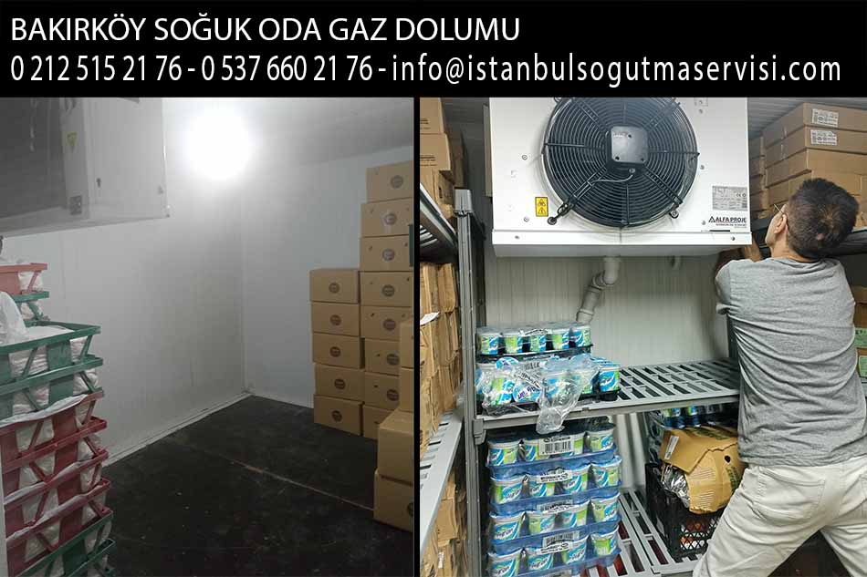 bakırköy soğuk oda gaz dolumu