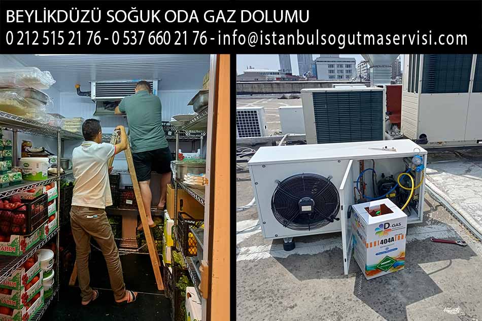 beylikdüzü soğuk oda gaz dolumu