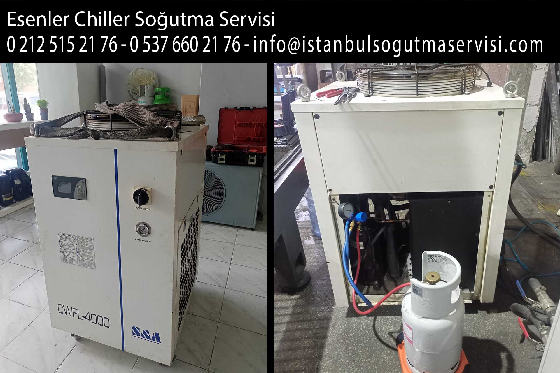 Esenler Chiller Soğutma Servisi
