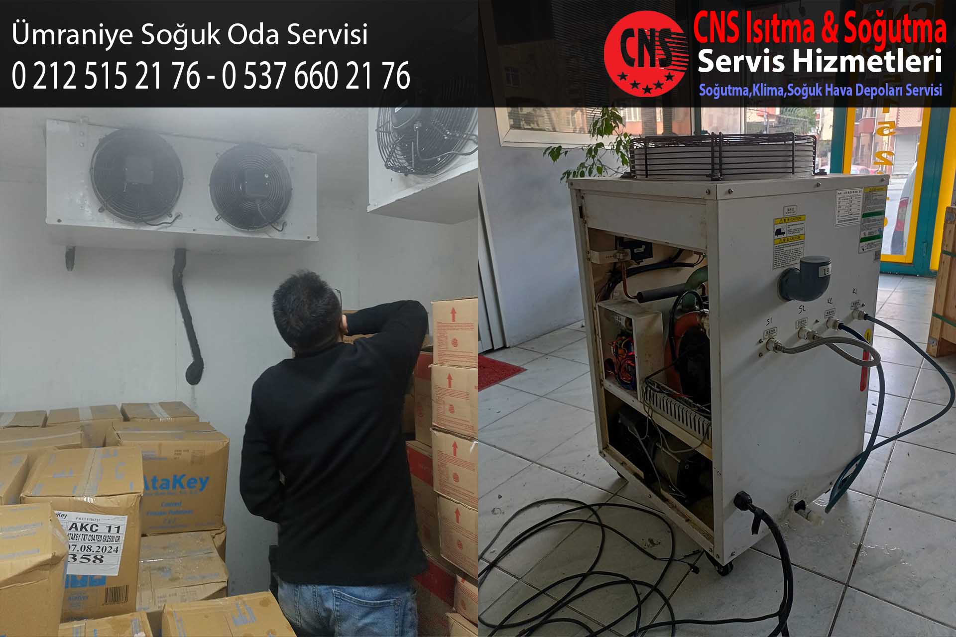 Ümraniye Soğuk Oda Servisi